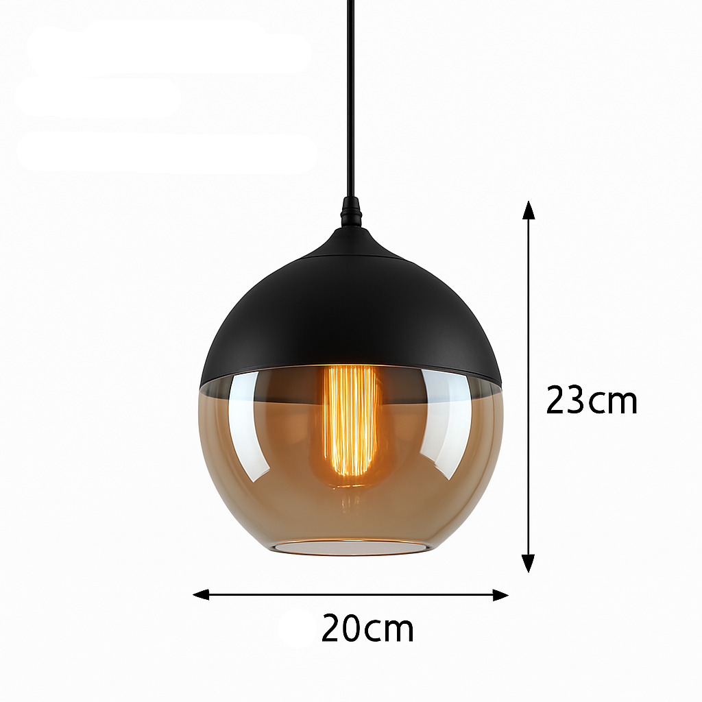 Elyvian Modern Glass Pendant Light – Elegant Kitchen and Dining Fixture