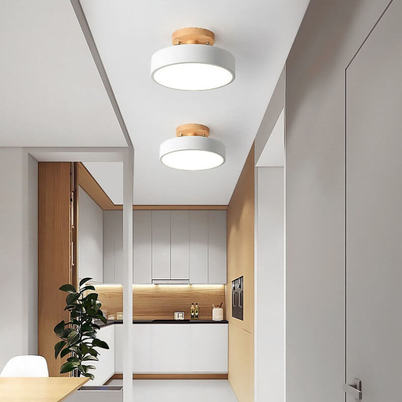 Syla Modern LED Ceiling Light – Sleek Semi-Flush Mount Design for Home Ambiance