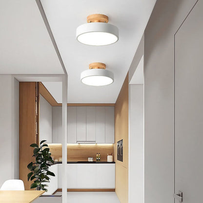 Syla Modern LED Ceiling Light – Sleek Semi-Flush Mount Design for Home Ambiance