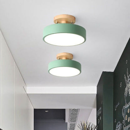 Syla Modern LED Ceiling Light – Sleek Semi-Flush Mount Design for Home Ambiance