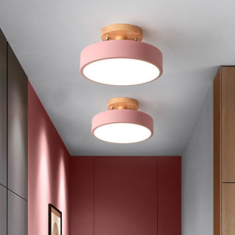 Syla Modern LED Ceiling Light – Sleek Semi-Flush Mount Design for Home Ambiance