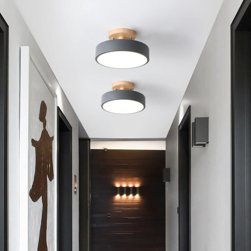 Syla Modern LED Ceiling Light – Sleek Semi-Flush Mount Design for Home Ambiance