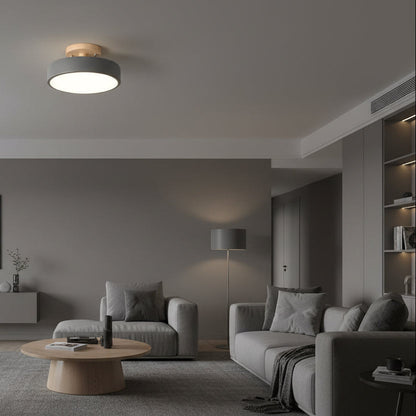 Syla Modern LED Ceiling Light – Sleek Semi-Flush Mount Design for Home Ambiance