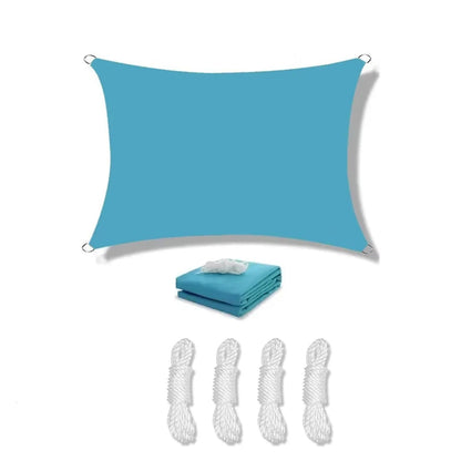 Teron Rectangle Outdoor Waterproof Shade Sail – Durable UV Protection for Patios and Gardens