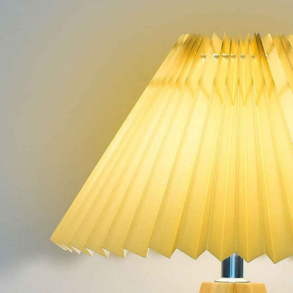 Mushroom Pleat Table Lamp with LED for Cosy Interiors