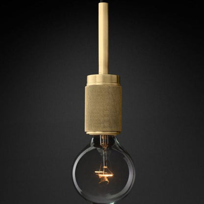 Lavena Modern Brass Glass Pendant Light with Adjustable Kitchen Style