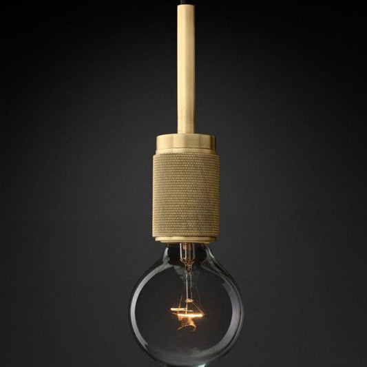 Lavena Modern Brass Glass Pendant Light with Adjustable Kitchen Style