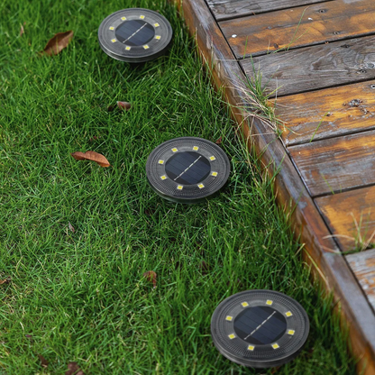 Emberlight Outdoor Solar Garden Lights for Pathway and Patio Ambiance