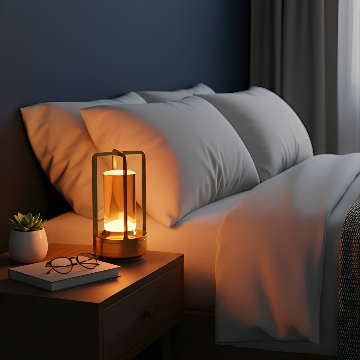 Evara Portable Lantern Lamp for Adjustable Cordless Indoor Outdoor Use