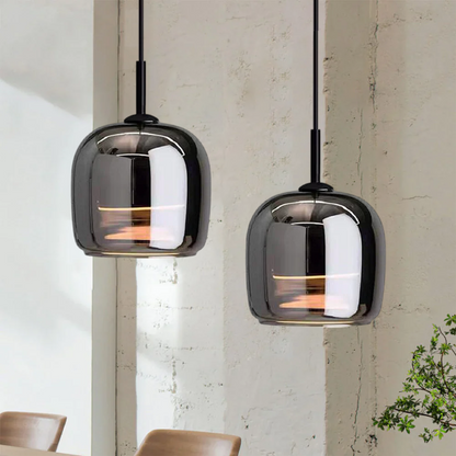 Nivara Black Pendant Light – Sleek Minimalist Design for Focused Kitchen Lighting