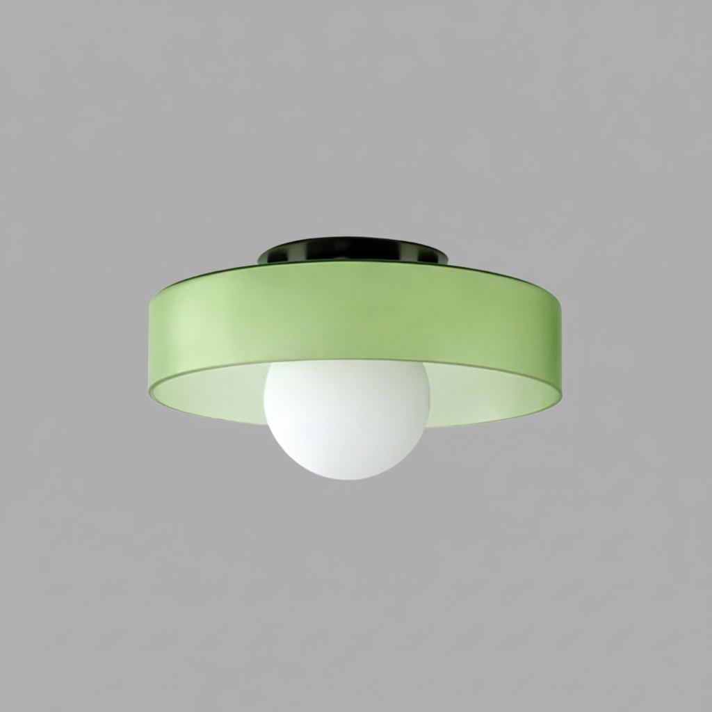 Horizon Glass LED Ceiling Light with Dimmable Room Lighting