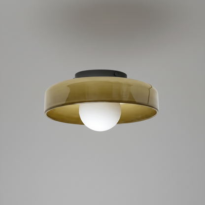 Horizon Glass LED Ceiling Light with Dimmable Room Lighting