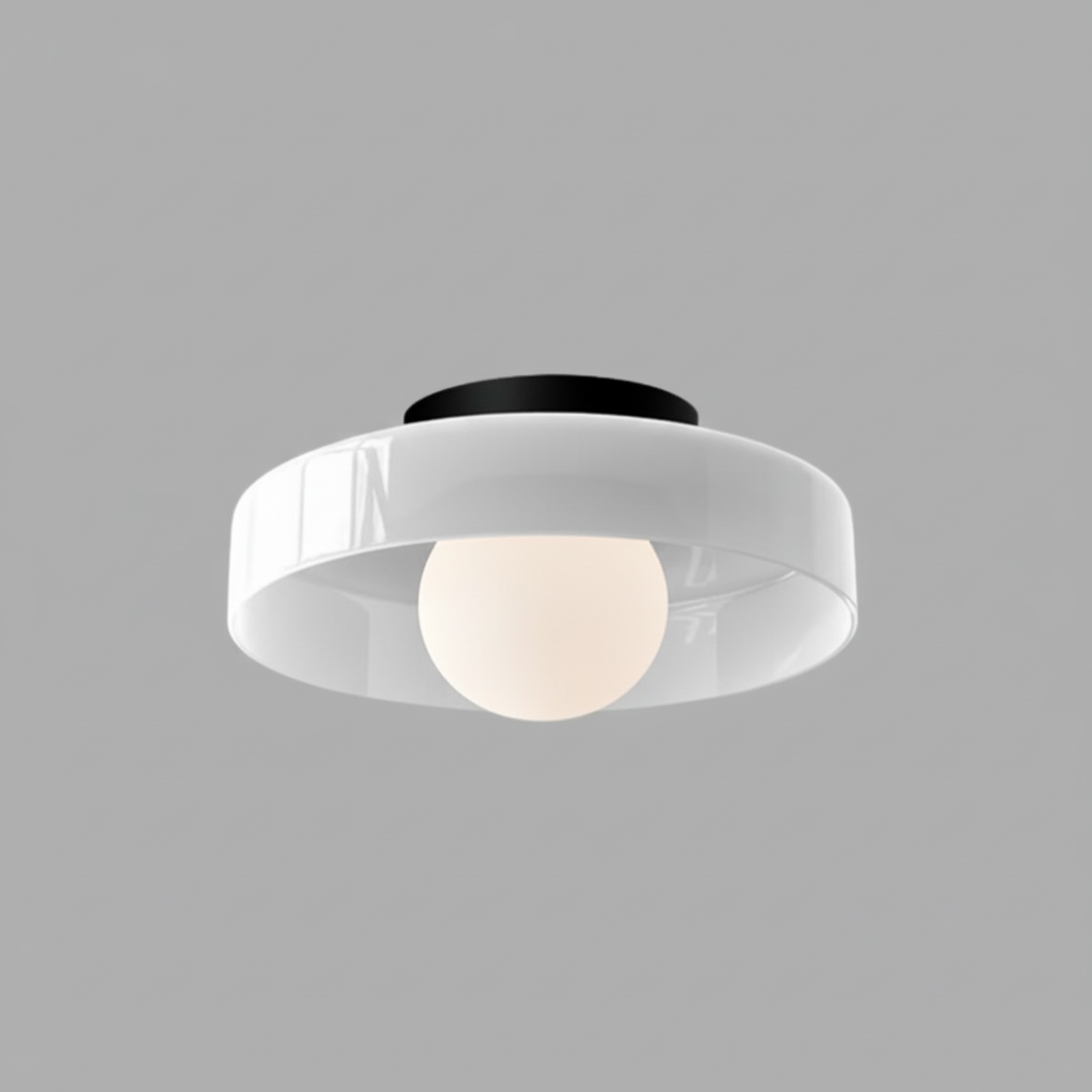 Horizon Glass LED Ceiling Light with Dimmable Room Lighting