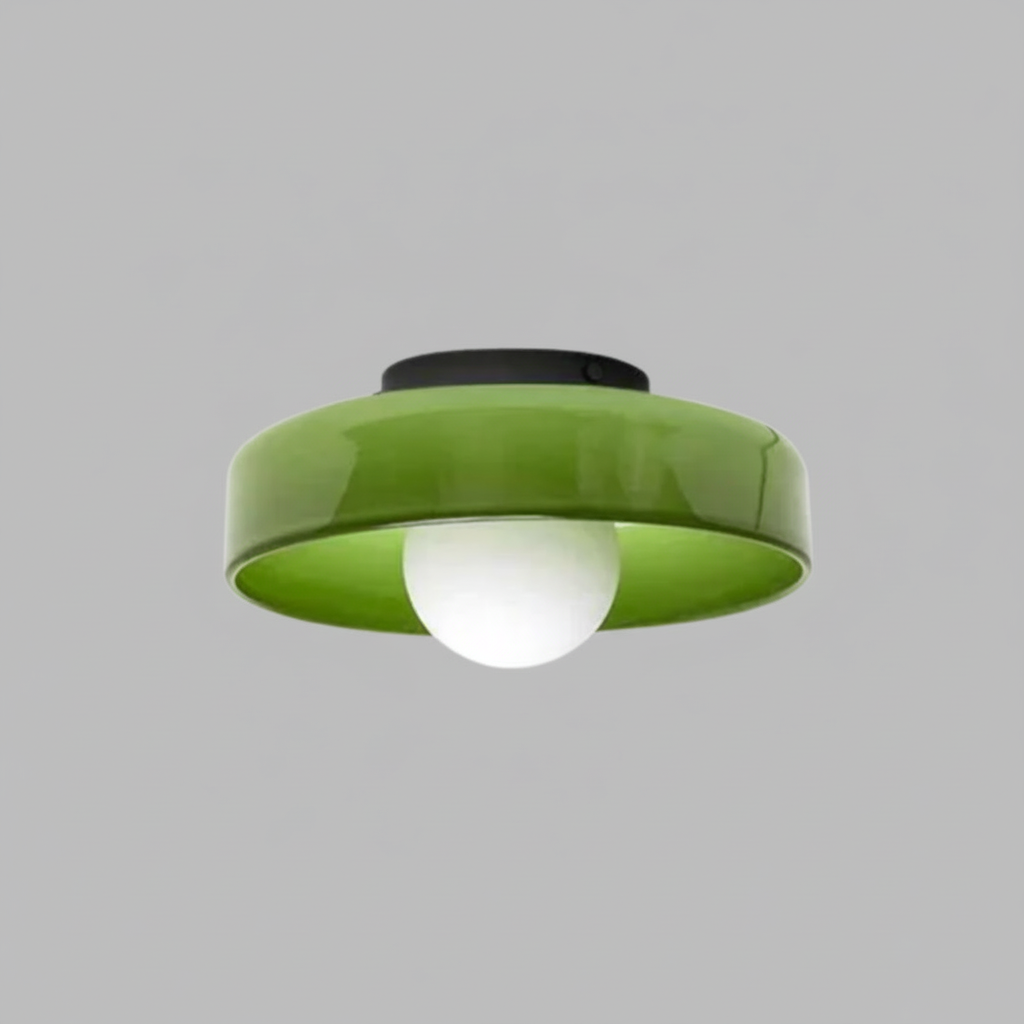 Horizon Glass LED Ceiling Light with Dimmable Room Lighting