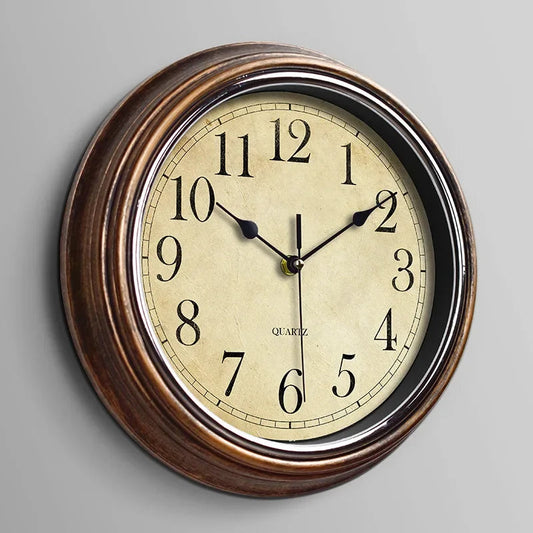 Vintage Silent Wall Clock | Home Interior Decoration 30.5 cm 0
