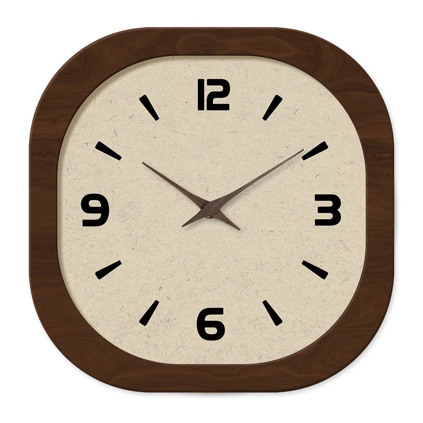 Hartwell Homeowners Modern Wall Clock – Elegant Wood Effect Design for Timeless Decor