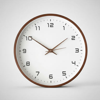 Calvior Large Wooden Wall Clock – Elegant Minimalist Decor for Modern Homes