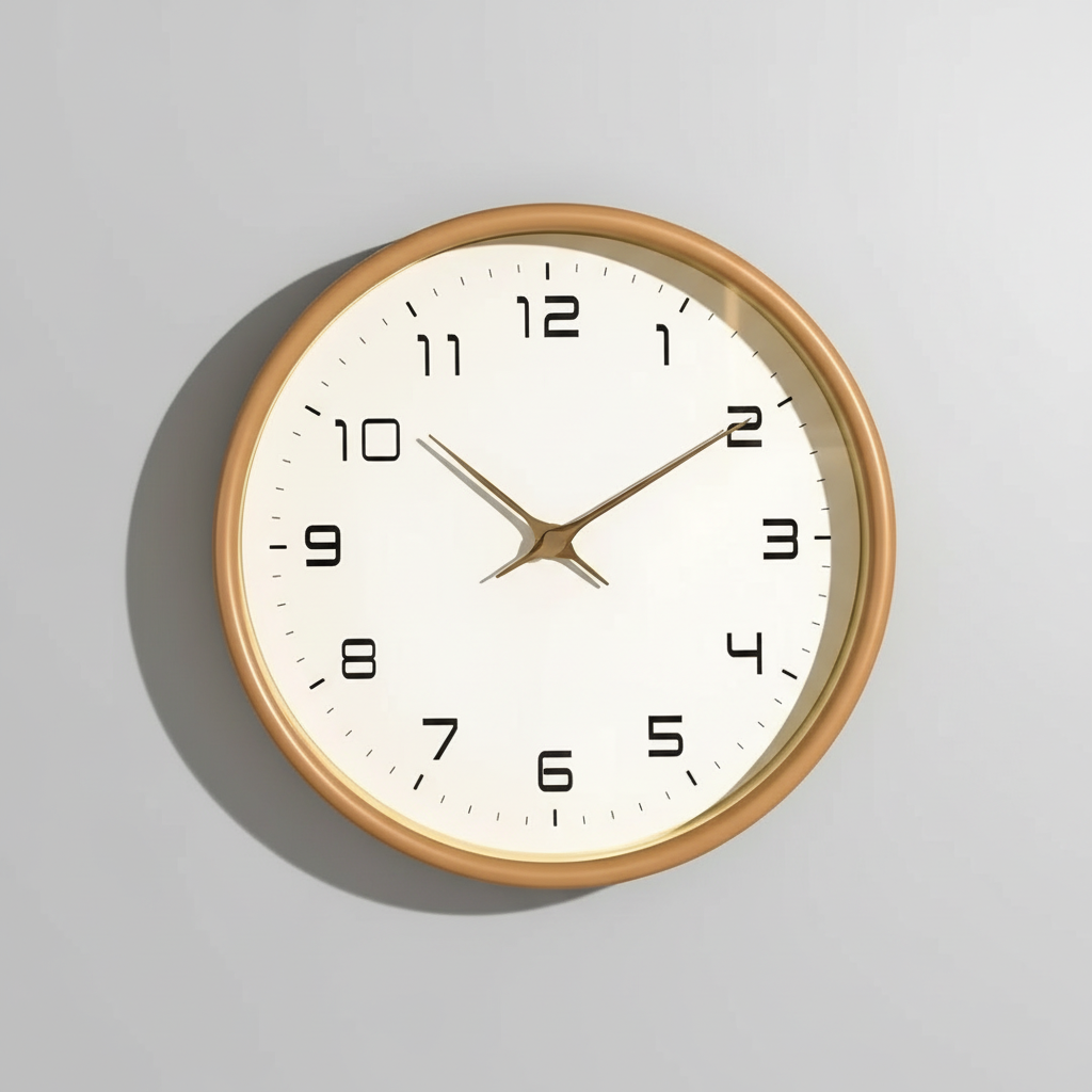 Calvior Large Wooden Wall Clock – Elegant Minimalist Decor for Modern Homes