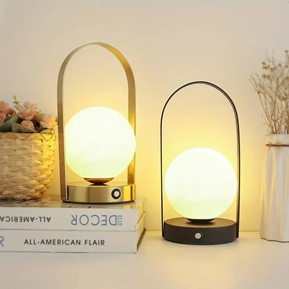 Veridan Solis Rechargeable Outdoor Table Lamp for Gardens and Patios