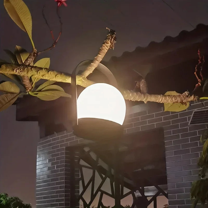 Veridan Solis Rechargeable Outdoor Table Lamp for Gardens and Patios