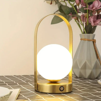 Veridan Solis Rechargeable Outdoor Table Lamp for Gardens and Patios