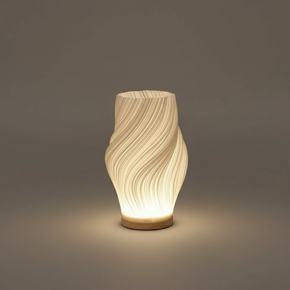 Wavecrest Table Lamp - Contemporary Bedside Lighting