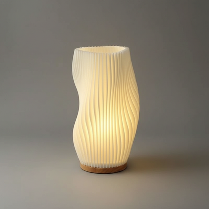 Wavecrest Table Lamp - Contemporary Bedside Lighting
