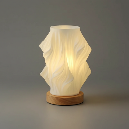 Wavecrest Table Lamp - Contemporary Bedside Lighting