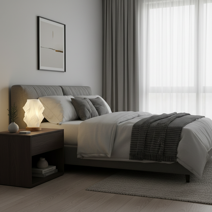 Wavecrest Table Lamp - Contemporary Bedside Lighting