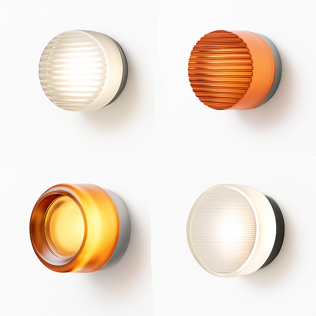 Orvina Modern Round LED Wall Light for Stylish Indoor Spaces