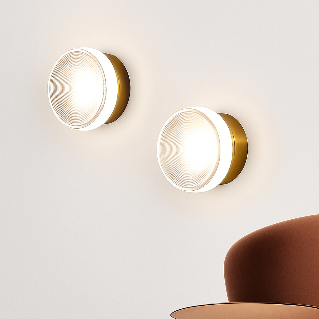 Orvina Modern Round LED Wall Light for Stylish Indoor Spaces