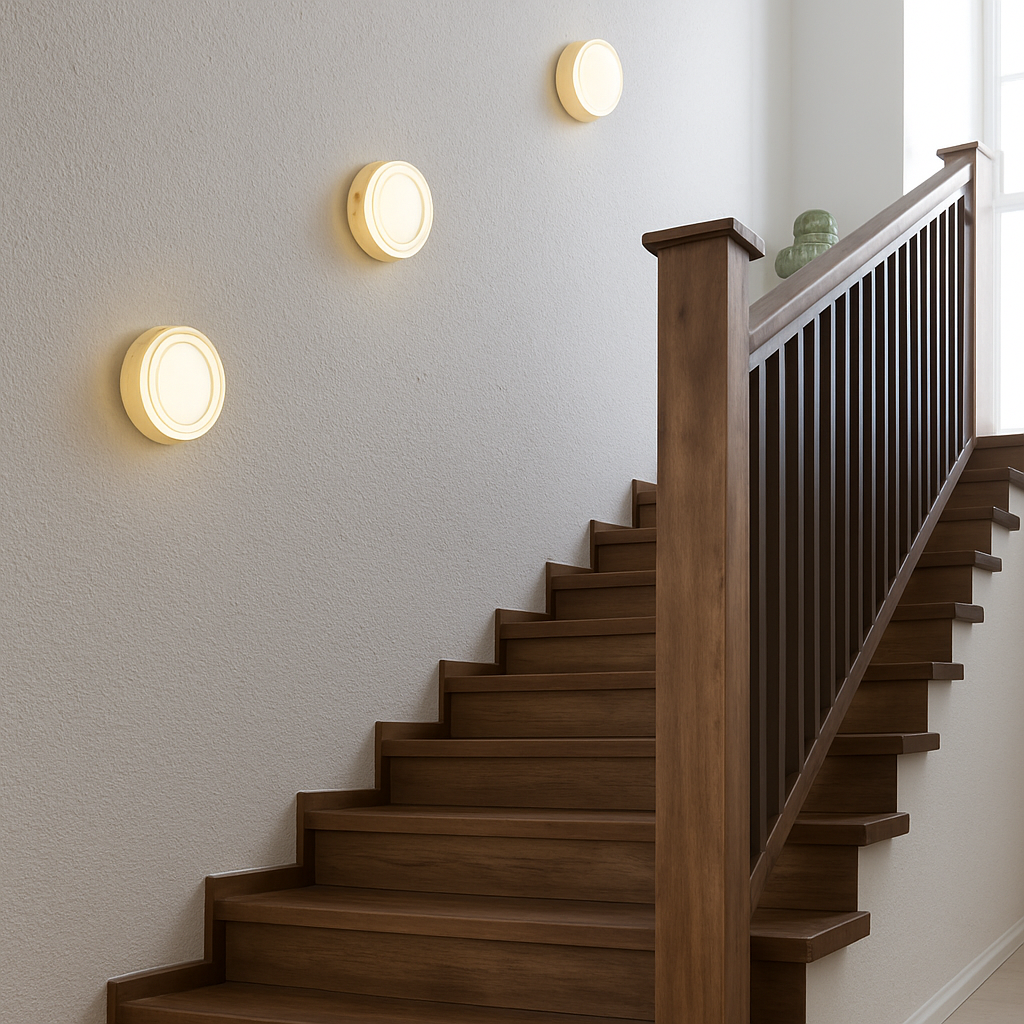 Orvina Modern Round LED Wall Light for Stylish Indoor Spaces