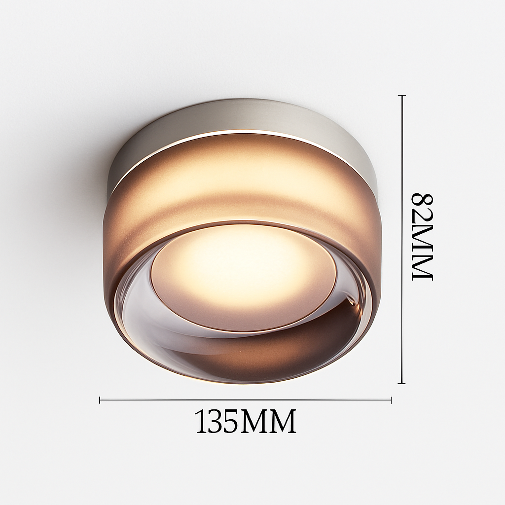 Orvina Modern Round LED Wall Light for Stylish Indoor Spaces