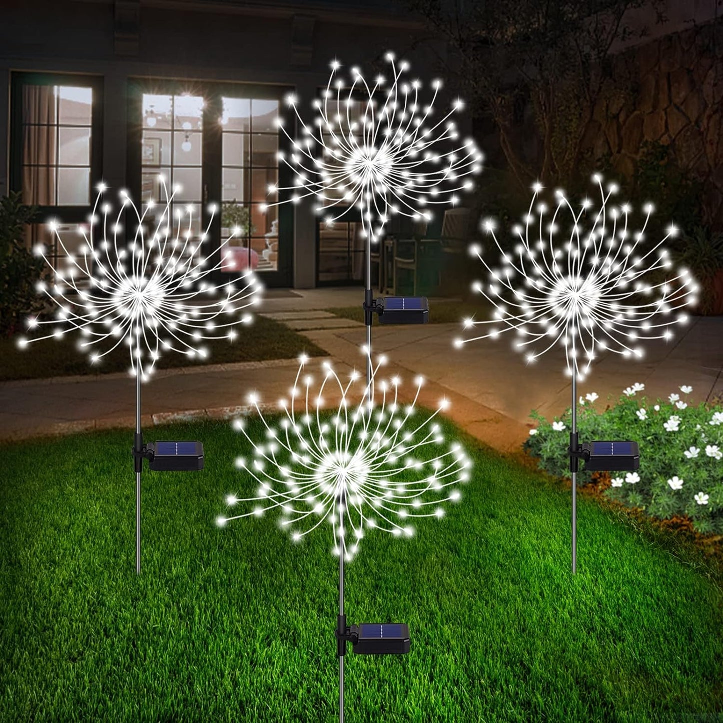 Virella Vibrant Solar Garden Lights for Outdoor Patio and Garden Decor